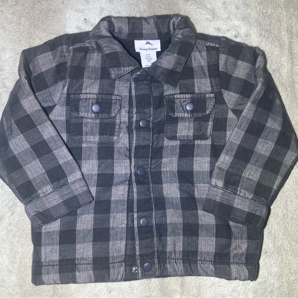 Tommy Bahama Gray Plaid Jacket